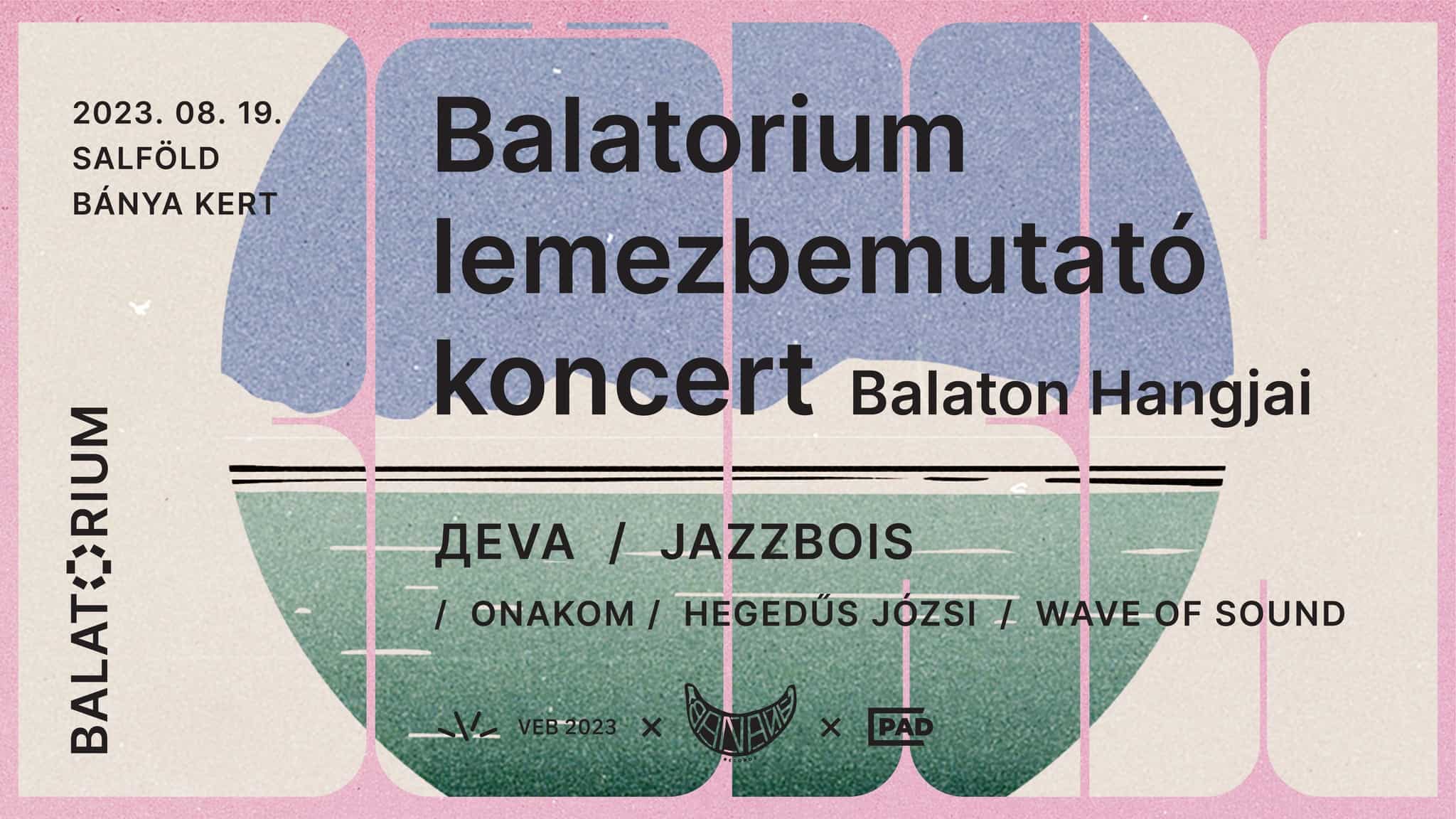 Balaton hangjai lemezbemutató koncert- Bánya Kert-2023-08-19