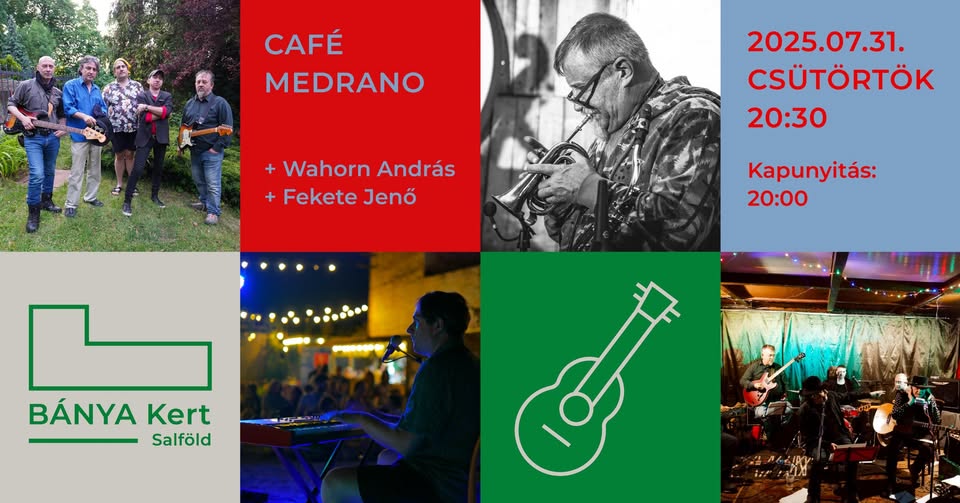 Café Medrano + Wahorn András + Fekete Jenő