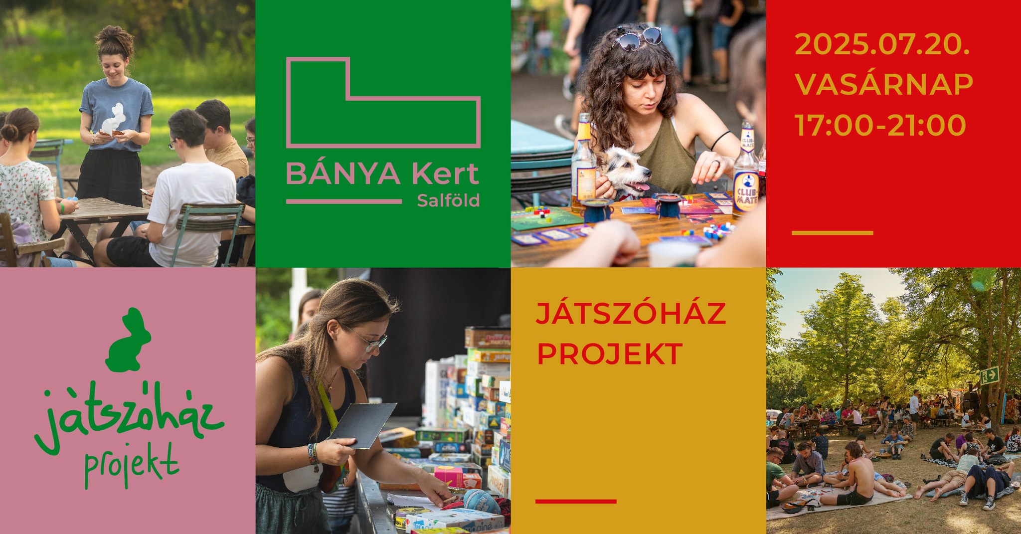 Játszóház Projekt Nagy társasozás a Bánya kertben 2025 07 20